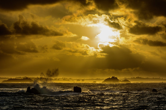 Coucher de soleil Breton