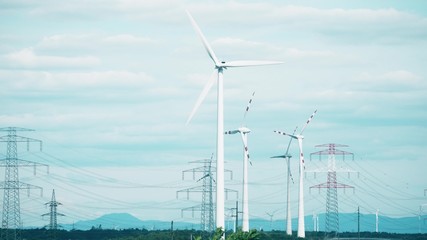 Wind generators and electric power pylons