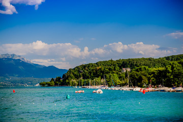 Obraz premium Promenade à Annecy et au bord du lac d'Annecy