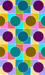  geometric color block pattern background with rough paper graphic texture