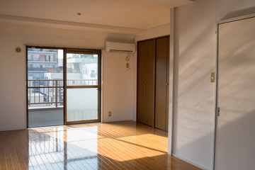 Interior of  empty apartment for rent in Tokyo, Japan　賃貸アパートの空室