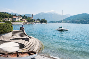 Stadt am Comer See in Italien