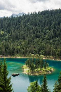 Caumasee in der Schweiz bei Flims