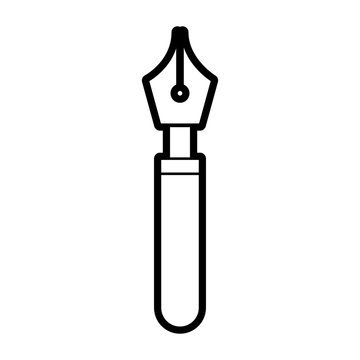 Pen icon of tool write and instrument theme Isolated design Vector illustration