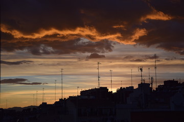 Sunset in Tarragona