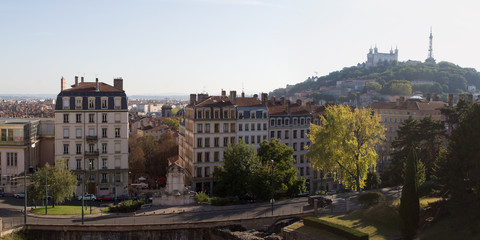 Fototapeta premium hill of Fourvières, in Lyon