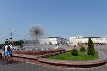 Victory Square in Vitebsk.
					