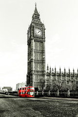 Fototapeta na wymiar Big Ben mit bus