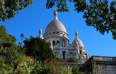 The basilica Sacre Coeur, Paris, France.