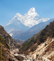 VIew of mount Ama Dablam