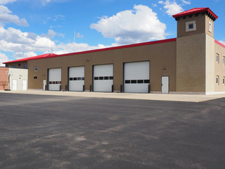 closed doors for a warehouse