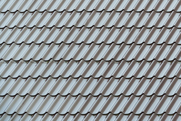metal tile roof, background, texture, abstract