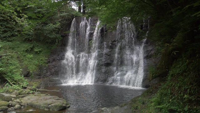 Glenariff Waterfall, Northern Ireland  - Native Version, Real 200fps SlowMo