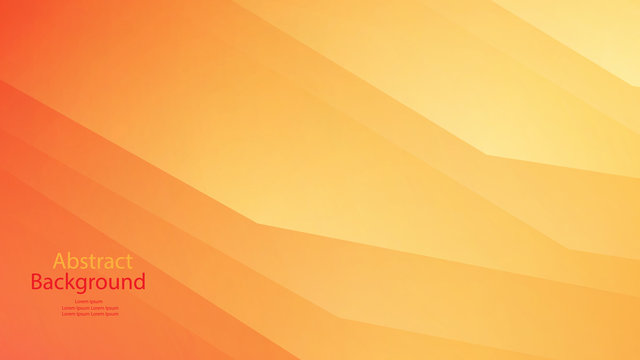 Warm tone and Orange color background abstract art vector

