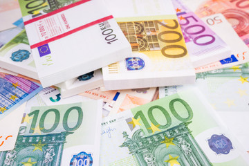 Euro Money. Cash. Euros.  Business concept