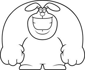 Cartoon Rabbit Smiling