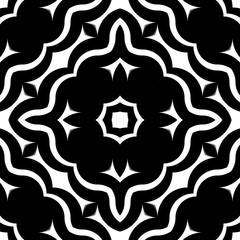 Design seamless monochrome waving pattern