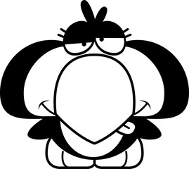 Cartoon Goofy Penguin