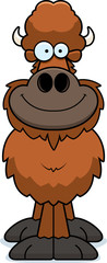 Smiling Cartoon Buffalo