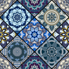 Seamless pattern. Vintage decorative elements. Hand drawn background. Islam, Arabic, Indian, ottoman motifs. Perfect for printing on fabric or paper.