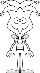 Cartoon Smiling Jester Mosquito