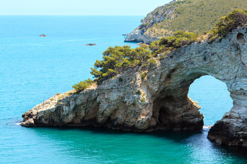 Naklejka premium Summer Arch of San Felice, Italy