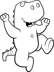 Dinosaur Jumping