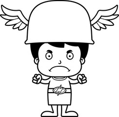 Cartoon Angry Hermes Boy