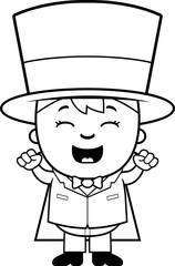 Child Magician Excited