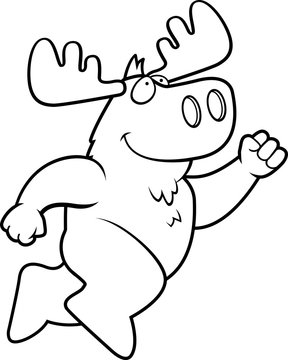 Moose Jumping