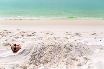 Little girl on vacation