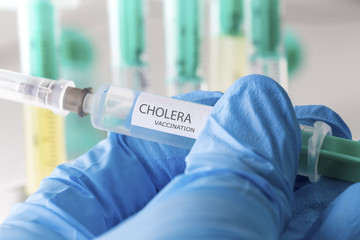 cholera vaccination - obrazy, fototapety, plakaty