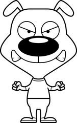 Cartoon Angry Puppy
