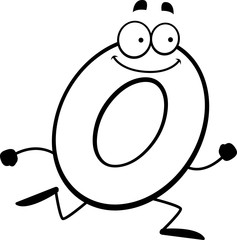 Cartoon O Running