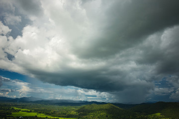 Fototapeta premium The sky is going to rain