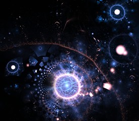 Fototapeta premium Abstract fractal background for creative design