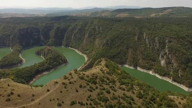 Meanders of the Uvac river, Serbia