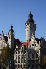 Neues Rathaus Leipzig Stadtverwaltung historischer Bau