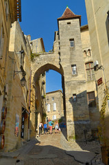 Fototapeta na wymiar Saint-Émilion, porte de la Cadène, Gironde, France
