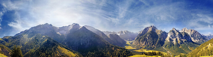 Karwendel Großer Ahornboden Panorama