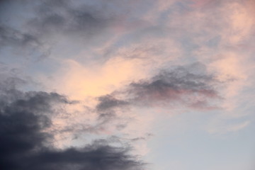Obraz premium Evening clouds