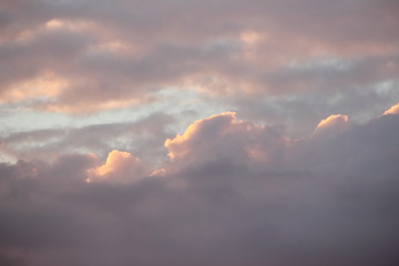 Evening clouds