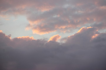 Evening clouds