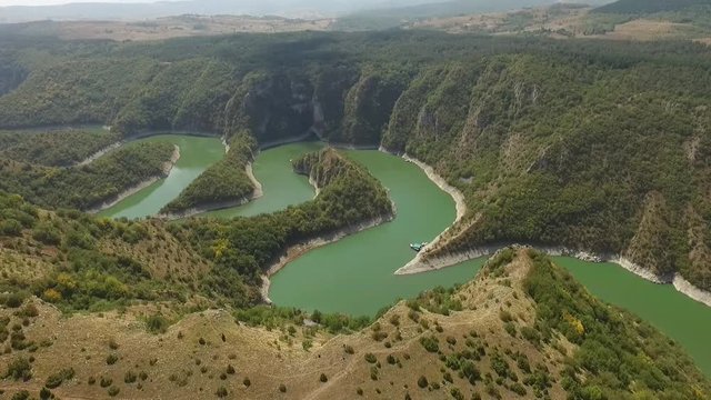 Meanders of the Uvac river, Serbia