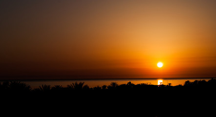 Sunset in Tunisia Jerba - june 2017