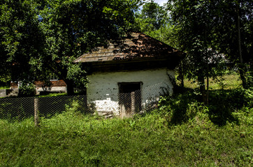 zabudowania wiejskie na Ukrainie 
