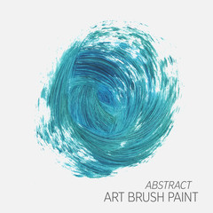 Original grunge brush art abstract paint texture background design acrylic stroke poster vector illustration.