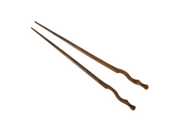 Chopsticks / View of chopsticks on white background.