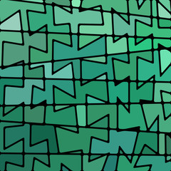 abstract vector stained-glass mosaic background