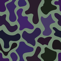 abstract vector chaotic spotted seamless pattern